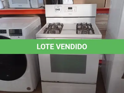 LOTE 046 - 01 FOGÃO 04 BOCAS WHIRLPOOL 110V BF8703L. (NO ESTADO EM QUE SE ENCONTRA. SUJEITO A AVARIAS OCULTAS/VISÍVEIS.)