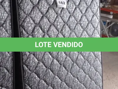LOTE 162 - 01 COLCHÃO SOLTEIRO COM BASE 1,88CM X 0,88CM. (NO ESTADO EM QUE SE ENCONTRA. SUJEITO A AVARIAS OCULTAS/VISÍVEIS.) BJ7219W