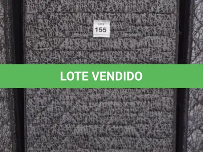 LOTE 155 - 01 COLCHÃO SOLTEIRO COM BASES 1,98X 1,88CM. (NO ESTADO EM QUE SE ENCONTRA. SUJEITO A AVARIAS OCULTAS/VISÍVEIS.) AU2472W