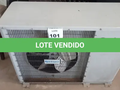 LOTE 101 - 01 CONDENSADORA SPRINGER 18.000BTUS. (NO ESTADO EM QUE SE ENCONTRA. SUJEITO A AVARIAS OCULTAS/VISÍVEIS.)