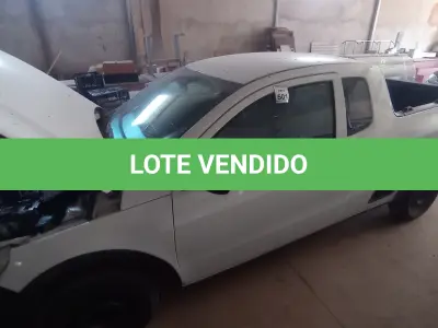 LOTE 501 - 01 VW SAVEIRO 1.6 CE FLEX, PLACA JIE7F03 ,COR BRANCA ANO 2010. (NO ESTADO) ATENÇÃO! FAZER A VISITAÇÃO ANTES DE ARREMATAR, NÃO SABEMOS SE FUNCIONA, LEILÃO NÃO TEM GARANTIA E NEM DEVOLUÇÃO, SUJEITO A POSSÍVEIS AVARIAS VISÍVEIS/OCULTAS E/OU AUSÊNCIA DE COMPONENTES.