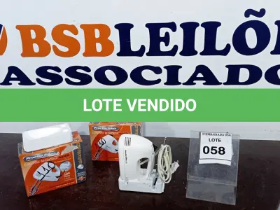 LOTE 058 - 02 BATEDEIRAS EASY MIX 110V. (NO ESTADO EM QUE SE ENCONTRA. SUJEITO A AVARIAS OCULTAS/VISÍVEIS.)