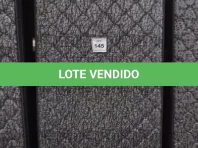 LOTE 145 - 01 COLCHÃO SOLTEIRO COM BASE 1,88CM X 0,88CM. (NO ESTADO EM QUE SE ENCONTRA. SUJEITO A AVARIAS OCULTAS/VISÍVEIS.) BJ7219U