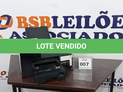 LOTE 007 - 01 IMPRESSORA EPSON B510DN. (NO ESTADO EM QUE SE ENCONTRA. SUJEITO A AVARIAS OCULTAS/VISÍVEIS.)