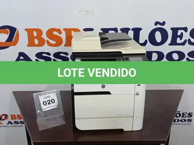 LOTE 020 - 01 IMPRESSORA HP. (NO ESTADO EM QUE SE ENCONTRA. SUJEITO A AVARIAS OCULTAS/VISÍVEIS.) AV9710V