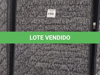 LOTE 155 - 01 COLCHÃO SOLTEIRO COM BASES 1,98X 1,88CM. (NO ESTADO EM QUE SE ENCONTRA. SUJEITO A AVARIAS OCULTAS/VISÍVEIS.) AU2472W