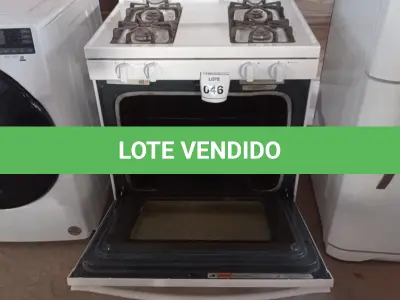 LOTE 046 - 01 FOGÃO 04 BOCAS WHIRLPOOL 110V BF8703L. (NO ESTADO EM QUE SE ENCONTRA. SUJEITO A AVARIAS OCULTAS/VISÍVEIS.)