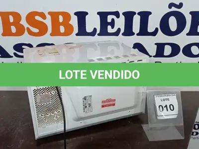LOTE 010 - 01 MICROONDAS ELECTROLUX 220V. (NO ESTADO EM QUE SE ENCONTRA. SUJEITO A AVARIAS OCULTAS/VISÍVEIS.) BH1531N
