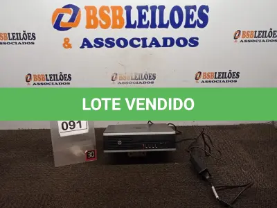 LOTE 091 - 01 MINI PC MARCA HP. (NO ESTADO) ATENÇÃO! FAZER A VISITAÇÃO ANTES DE ARREMATAR, NÃO SABEMOS SE FUNCIONA, LEILÃO NÃO TEM GARANTIA E NEM DEVOLUÇÃO, SUJEITO A POSSÍVEIS AVARIAS VISÍVEIS/OCULTAS E/OU AUSÊNCIA DE COMPONENTES.