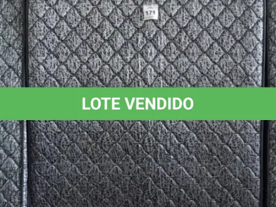 LOTE 171 - 01 COLCHÃO DE CASAL COM BASES 1,98CM X 1,58CM. (NO ESTADO EM QUE SE ENCONTRA. SUJEITO A AVARIAS OCULTAS/VISÍVEIS.) AU1898S