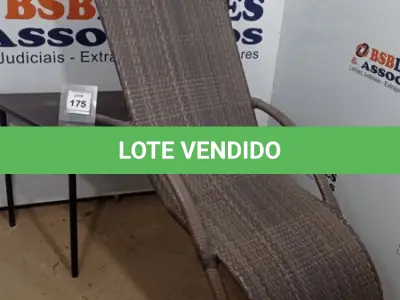 LOTE 175 - 01 CADEIRA DE JARDIM. (NO ESTADO EM QUE SE ENCONTRA. SUJEITO A AVARIAS OCULTAS/VISÍVEIS.) AV9407B