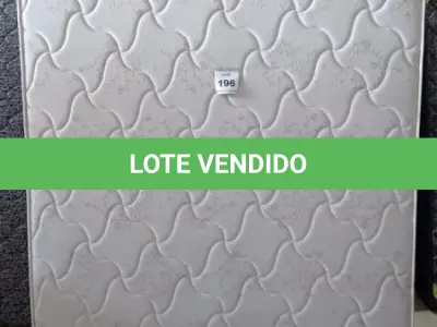 LOTE 196 - 01 COLCHÃO DE CASAL. (NO ESTADO EM QUE SE ENCONTRA. SUJEITO A AVARIAS OCULTAS/VISÍVEIS.) BJ7541P