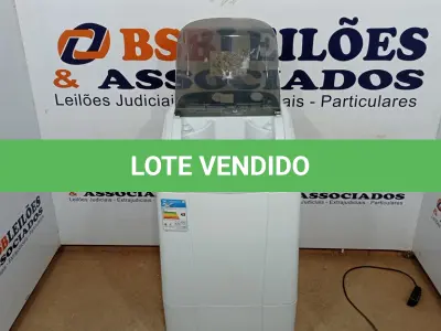 LOTE 029 - 01 LAVADORA DE ROUPAS MUELLER POPMATIC AUTOMÁTICA 6KG - 110VOLTS (NO ESTADO, NÃO SABEMOS SE FUNCIONA. LEILÃO NÃO TEM GARANTIA E NEM DEVOLUÇÃO, SUJEITO A POSSÍVEIS AVARIAS VISÍVEIS/OCULTAS E/OU AUSÊNCIA DE COMPONENTES)