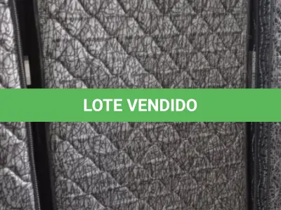 LOTE 168 - 01 COLCHÃO SOLTEIRO COM BASE 1,88CM X 0,88CM. (NO ESTADO EM QUE SE ENCONTRA. SUJEITO A AVARIAS OCULTAS/VISÍVEIS.) BJ7222M
