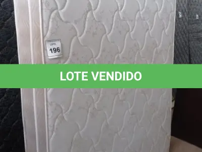 LOTE 196 - 01 COLCHÃO DE CASAL. (NO ESTADO EM QUE SE ENCONTRA. SUJEITO A AVARIAS OCULTAS/VISÍVEIS.) BJ7541P