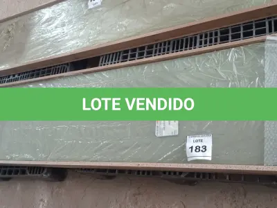 LOTE 183 - 02 VIDROS TEMPERADOS 2,20CM X 0,47CM. 0,8MM. (NO ESTADO EM QUE SE ENCONTRA. SUJEITO A AVARIAS OCULTAS/VISÍVEIS.)