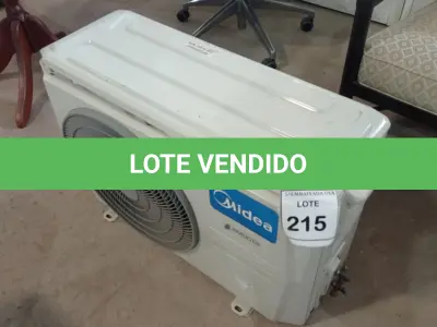 LOTE 215 - 01 CONDENSADORA MIDEA INVERT.18.000BTUS (NO ESTADO EM QUE SE ENCONTRA. SUJEITO A AVARIAS OCULTAS/VISÍVEIS.)