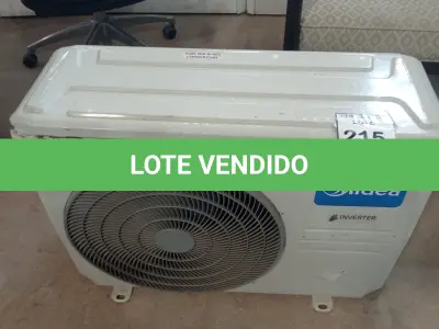 LOTE 215 - 01 CONDENSADORA MIDEA INVERT.18.000BTUS (NO ESTADO EM QUE SE ENCONTRA. SUJEITO A AVARIAS OCULTAS/VISÍVEIS.)