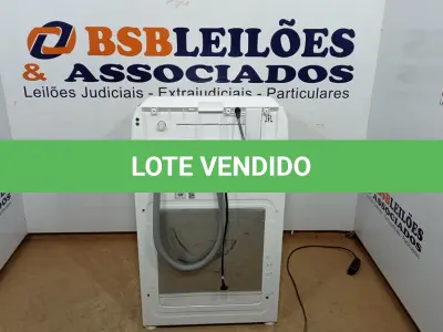 LOTE 027 - 01 MÁQUINA DE LAVAR ELECTROLUX 14KG LED14 BRANCA 220VOLTS (NO ESTADO, NÃO SABEMOS SE FUNCIONA. LEILÃO NÃO TEM GARANTIA E NEM DEVOLUÇÃO, SUJEITO A POSSÍVEIS AVARIAS VISÍVEIS/OCULTAS E/OU AUSÊNCIA DE COMPONENTES)