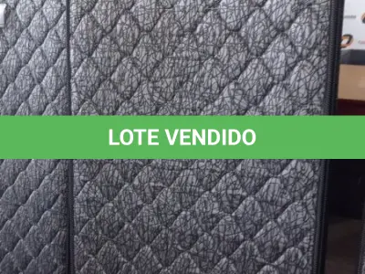 LOTE 190 - 01 COLCHÃO SOLTEIRO COM BASE 1,88CM X 0,88CM. (NO ESTADO EM QUE SE ENCONTRA. SUJEITO A AVARIAS OCULTAS/VISÍVEIS.) BJ7216C