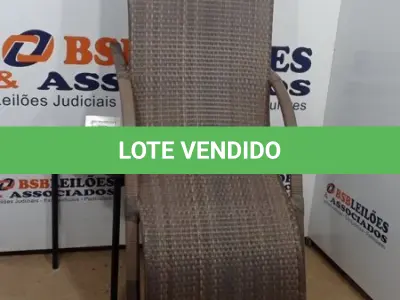 LOTE 175 - 01 CADEIRA DE JARDIM. (NO ESTADO EM QUE SE ENCONTRA. SUJEITO A AVARIAS OCULTAS/VISÍVEIS.) AV9407B