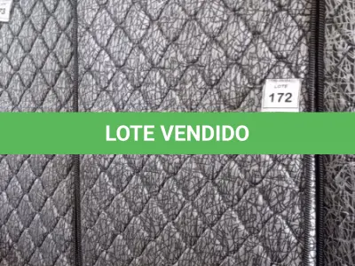 LOTE 172 - 01 COLCHÃO SOLTEIRO COM BASE 1,88CM X 0,88CM. (NO ESTADO EM QUE SE ENCONTRA. SUJEITO A AVARIAS OCULTAS/VISÍVEIS.) BJ7215X