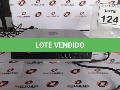 LOTE 124 - 01 MINI PC MARCA HP. (NO ESTADO) ATENÇÃO! FAZER A VISITAÇÃO ANTES DE ARREMATAR, NÃO SABEMOS SE FUNCIONA, LEILÃO NÃO TEM GARANTIA E NEM DEVOLUÇÃO, SUJEITO A POSSÍVEIS AVARIAS VISÍVEIS/OCULTAS E/OU AUSÊNCIA DE COMPONENTES.