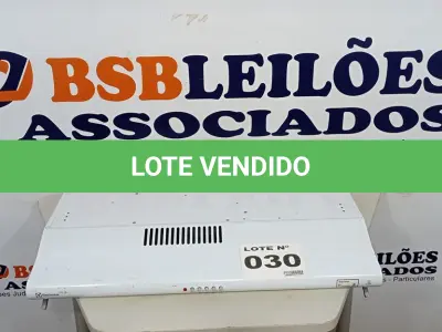 LOTE 030 - 01 DEPURADOR DE AR ELECTROLUX 80CM  - DE80B - 220VOLTS (NO ESTADO, NÃO SABEMOS SE FUNCIONA. LEILÃO NÃO TEM GARANTIA E NEM DEVOLUÇÃO, SUJEITO A POSSÍVEIS AVARIAS VISÍVEIS/OCULTAS E/OU AUSÊNCIA DE COMPONENTES)