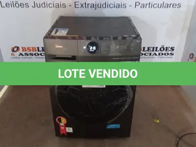 LOTE 006 - 01 LAVA E SECA MIDEA 11KG MOTOR INVERTER, MF200D110WB 220VOLTS (NO ESTADO, NÃO SABEMOS SE FUNCIONA. LEILÃO NÃO TEM GARANTIA E NEM DEVOLUÇÃO, SUJEITO A POSSÍVEIS AVARIAS VISÍVEIS/OCULTAS E/OU AUSÊNCIA DE COMPONENTES)