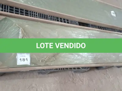 LOTE 181 - 02 VIDROS 2,20CM X 0,47CM 0,8MM. (NO ESTADO EM QUE SE ENCONTRA. SUJEITO A AVARIAS OCULTAS/VISÍVEIS.)