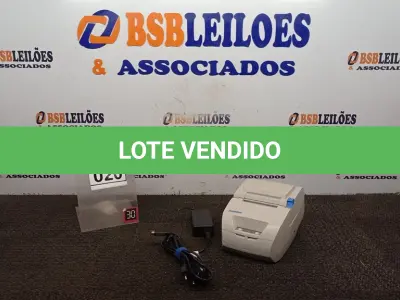 LOTE 020 - 01 MÁQUINA DE CUPOM MARCA DIEBOLD. (NO ESTADO) ATENÇÃO! FAZER A VISITAÇÃO ANTES DE ARREMATAR, NÃO SABEMOS SE FUNCIONA, LEILÃO NÃO TEM GARANTIA E NEM DEVOLUÇÃO, SUJEITO A POSSÍVEIS AVARIAS VISÍVEIS/OCULTAS E/OU AUSÊNCIA DE COMPONENTES.