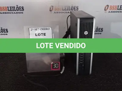 LOTE 036 - 01 MINI PC MARCA HP. (NO ESTADO) ATENÇÃO! FAZER A VISITAÇÃO ANTES DE ARREMATAR, NÃO SABEMOS SE FUNCIONA, LEILÃO NÃO TEM GARANTIA E NEM DEVOLUÇÃO, SUJEITO A POSSÍVEIS AVARIAS VISÍVEIS/OCULTAS E/OU AUSÊNCIA DE COMPONENTES.