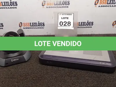 LOTE 028 - 01 APARELHO DE VÍDEO CONFERENCIAR. (NO ESTADO) ATENÇÃO! FAZER A VISITAÇÃO ANTES DE ARREMATAR, NÃO SABEMOS SE FUNCIONA, LEILÃO NÃO TEM GARANTIA E NEM DEVOLUÇÃO, SUJEITO A POSSÍVEIS AVARIAS VISÍVEIS/OCULTAS E/OU AUSÊNCIA DE COMPONENTES.