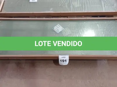 LOTE 191 - 03 VIDROS TEMPERADOS 1,50CM X 0,46CM. 0,8MM. (NO ESTADO EM QUE SE ENCONTRA. SUJEITO A AVARIAS OCULTAS/VISÍVEIS.)
