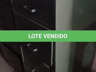 LOTE 398 - 01 ARQUIVO DE AÇO COM 04 GAVETAS. (NO ESTADO) ATENÇÃO! FAZER A VISITAÇÃO ANTES DE ARREMATAR, NÃO SABEMOS SE FUNCIONA, LEILÃO NÃO TEM GARANTIA E NEM DEVOLUÇÃO, SUJEITO A POSSÍVEIS AVARIAS VISÍVEIS/OCULTAS E/OU AUSÊNCIA DE COMPONENTES.