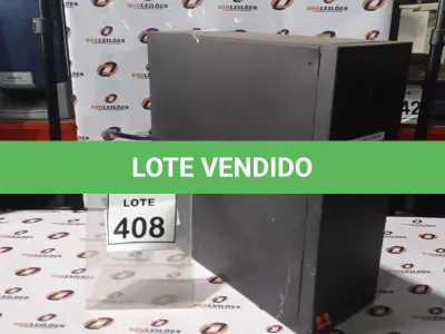 LOTE 408 - 01 NOBREAK MARCA LACERDA. (NO ESTADO) ATENÇÃO! FAZER A VISITAÇÃO ANTES DE ARREMATAR, NÃO SABEMOS SE FUNCIONA, LEILÃO NÃO TEM GARANTIA E NEM DEVOLUÇÃO, SUJEITO A POSSÍVEIS AVARIAS VISÍVEIS/OCULTAS E/OU AUSÊNCIA DE COMPONENTES.
