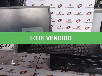 LOTE 437 - 01 CPU MARCA POSITIVO, 01 MONITOR MARCA DELL E 01 TECLADO. (NO ESTADO) ATENÇÃO! FAZER A VISITAÇÃO ANTES DE ARREMATAR, NÃO SABEMOS SE FUNCIONA, LEILÃO NÃO TEM GARANTIA E NEM DEVOLUÇÃO, SUJEITO A POSSÍVEIS AVARIAS VISÍVEIS/OCULTAS E/OU AUSÊNCIA DE COMPONENTES.