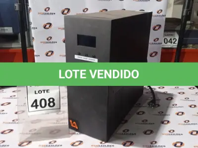 LOTE 408 - 01 NOBREAK MARCA LACERDA. (NO ESTADO) ATENÇÃO! FAZER A VISITAÇÃO ANTES DE ARREMATAR, NÃO SABEMOS SE FUNCIONA, LEILÃO NÃO TEM GARANTIA E NEM DEVOLUÇÃO, SUJEITO A POSSÍVEIS AVARIAS VISÍVEIS/OCULTAS E/OU AUSÊNCIA DE COMPONENTES.