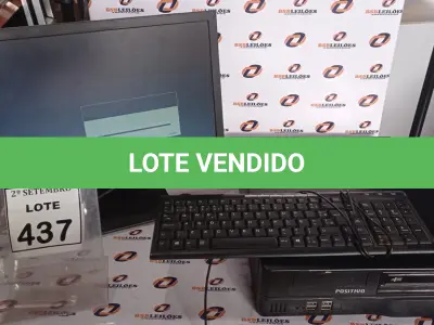 LOTE 437 - 01 CPU MARCA POSITIVO, 01 MONITOR MARCA DELL E 01 TECLADO. (NO ESTADO) ATENÇÃO! FAZER A VISITAÇÃO ANTES DE ARREMATAR, NÃO SABEMOS SE FUNCIONA, LEILÃO NÃO TEM GARANTIA E NEM DEVOLUÇÃO, SUJEITO A POSSÍVEIS AVARIAS VISÍVEIS/OCULTAS E/OU AUSÊNCIA DE COMPONENTES.