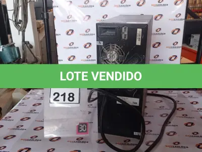 LOTE 218 - 01 NOBREAK MARCA LACERDA. (NO ESTADO) ATENÇÃO! FAZER A VISITAÇÃO ANTES DE ARREMATAR, NÃO SABEMOS SE FUNCIONA, LEILÃO NÃO TEM GARANTIA E NEM DEVOLUÇÃO, SUJEITO A POSSÍVEIS AVARIAS VISÍVEIS/OCULTAS E/OU AUSÊNCIA DE COMPONENTES.