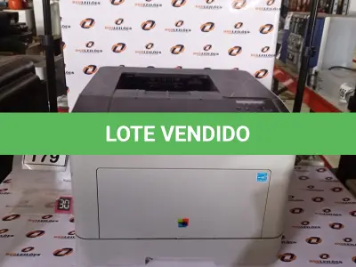 LOTE 179 - 01 IMPRESSORA MODELO CLP-680ND MARCA SAMSUNG. (NO ESTADO) ATENÇÃO! FAZER A VISITAÇÃO ANTES DE ARREMATAR, NÃO SABEMOS SE FUNCIONA, LEILÃO NÃO TEM GARANTIA E NEM DEVOLUÇÃO, SUJEITO A POSSÍVEIS AVARIAS VISÍVEIS/OCULTAS E/OU AUSÊNCIA DE COMPONENTES.