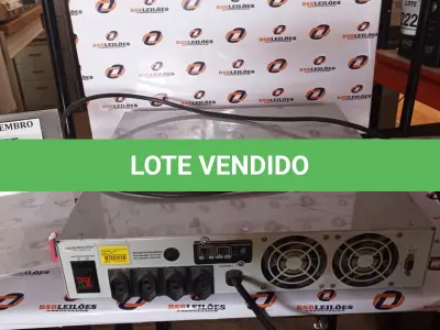 LOTE 221 - 01 ESTABILIZADOR DE TENSÃO MARCA MICROSOL. (NO ESTADO) ATENÇÃO! FAZER A VISITAÇÃO ANTES DE ARREMATAR, NÃO SABEMOS SE FUNCIONA, LEILÃO NÃO TEM GARANTIA E NEM DEVOLUÇÃO, SUJEITO A POSSÍVEIS AVARIAS VISÍVEIS/OCULTAS E/OU AUSÊNCIA DE COMPONENTES.