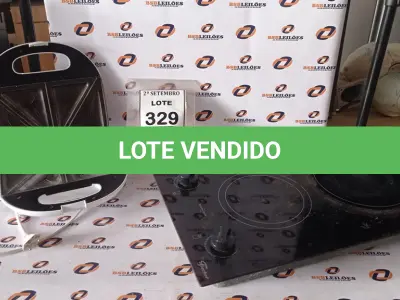 LOTE 329 - 01 FOGÃO DE INDUÇÃO MARCA FISCHER COM 02 BOCAS E 01 SANDUICHEIRA MARCA BRITÂNIA. (NO ESTADO) ATENÇÃO! FAZER A VISITAÇÃO ANTES DE ARREMATAR, NÃO SABEMOS SE FUNCIONA, LEILÃO NÃO TEM GARANTIA E NEM DEVOLUÇÃO, SUJEITO A POSSÍVEIS AVARIAS VISÍVEIS/OCULTAS E/OU AUSÊNCIA DE COMPONENTES.