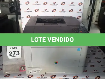 LOTE 273 - 01 IMPRESSORA MODELO CLP-680ND MARCA SAMSUNG. (NO ESTADO) ATENÇÃO! FAZER A VISITAÇÃO ANTES DE ARREMATAR, NÃO SABEMOS SE FUNCIONA, LEILÃO NÃO TEM GARANTIA E NEM DEVOLUÇÃO, SUJEITO A POSSÍVEIS AVARIAS VISÍVEIS/OCULTAS E/OU AUSÊNCIA DE COMPONENTES.