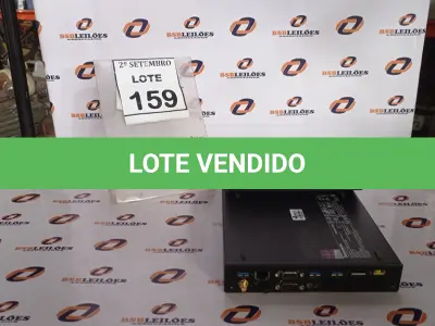 LOTE 159 - 02 MINIS PC MARCA LENOVO. (NO ESTADO) ATENÇÃO! FAZER A VISITAÇÃO ANTES DE ARREMATAR, NÃO SABEMOS SE FUNCIONA, LEILÃO NÃO TEM GARANTIA E NEM DEVOLUÇÃO, SUJEITO A POSSÍVEIS AVARIAS VISÍVEIS/OCULTAS E/OU AUSÊNCIA DE COMPONENTES.