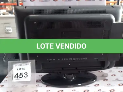 LOTE 453 - 01 TV LCD 26’’. (NO ESTADO) ATENÇÃO! FAZER A VISITAÇÃO ANTES DE ARREMATAR, NÃO SABEMOS SE FUNCIONA, LEILÃO NÃO TEM GARANTIA E NEM DEVOLUÇÃO, SUJEITO A POSSÍVEIS AVARIAS VISÍVEIS/OCULTAS E/OU AUSÊNCIA DE COMPONENTES.