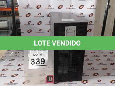 LOTE 339 - 01 NOBREAK MARCA SMS. (NO ESTADO) ATENÇÃO! FAZER A VISITAÇÃO ANTES DE ARREMATAR, NÃO SABEMOS SE FUNCIONA, LEILÃO NÃO TEM GARANTIA E NEM DEVOLUÇÃO, SUJEITO A POSSÍVEIS AVARIAS VISÍVEIS/OCULTAS E/OU AUSÊNCIA DE COMPONENTES.