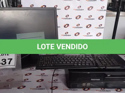 LOTE 437 - 01 CPU MARCA POSITIVO, 01 MONITOR MARCA DELL E 01 TECLADO. (NO ESTADO) ATENÇÃO! FAZER A VISITAÇÃO ANTES DE ARREMATAR, NÃO SABEMOS SE FUNCIONA, LEILÃO NÃO TEM GARANTIA E NEM DEVOLUÇÃO, SUJEITO A POSSÍVEIS AVARIAS VISÍVEIS/OCULTAS E/OU AUSÊNCIA DE COMPONENTES.