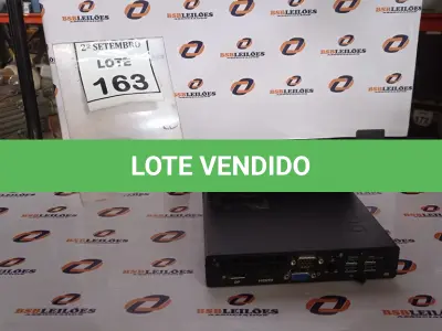 LOTE 163 - 02 MINIS PC MARCA POSITIVO. (NO ESTADO) ATENÇÃO! FAZER A VISITAÇÃO ANTES DE ARREMATAR, NÃO SABEMOS SE FUNCIONA, LEILÃO NÃO TEM GARANTIA E NEM DEVOLUÇÃO, SUJEITO A POSSÍVEIS AVARIAS VISÍVEIS/OCULTAS E/OU AUSÊNCIA DE COMPONENTES.