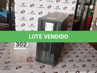 LOTE 302 - 01 NOBREAK MARCA SMS. (NO ESTADO) ATENÇÃO! FAZER A VISITAÇÃO ANTES DE ARREMATAR, NÃO SABEMOS SE FUNCIONA, LEILÃO NÃO TEM GARANTIA E NEM DEVOLUÇÃO, SUJEITO A POSSÍVEIS AVARIAS VISÍVEIS/OCULTAS E/OU AUSÊNCIA DE COMPONENTES.